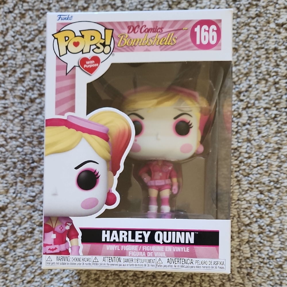 NIB Funko Pops DC Comics Bombshells Harley Quinn Figure